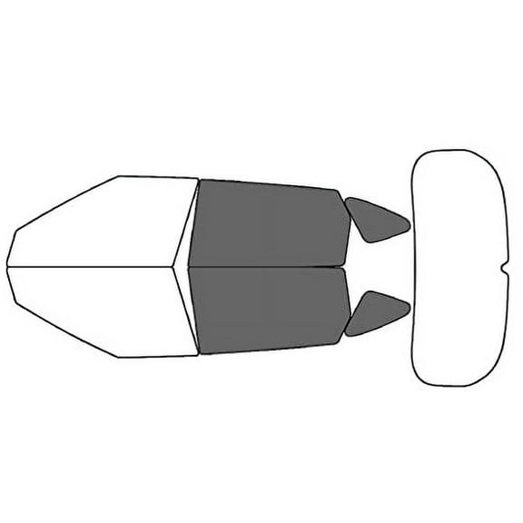 Rvinyl Window Tint Kit Compatible with Kia Seltos 2021-2024 - Back Precut Kit - 35%