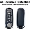 thumbnail image 3 of Key Fob Cover Compatible with Mazda 3 6 8 Miata MX-5 CX-5 CX-9 CX-3 CX-7 RX-8 Atenza Keychain Case Holder Protector,Black, 3 of 5