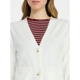 thumbnail image 6 of Time and Tru Women's V-Neck Cardigan Sweater, Lightweight, Sizes XS-XXXL, 6 of 7