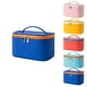 thumbnail image 1 of Makeup Bag Cosmetic Bag for Women,Portable Travel Bag Large Travel Toiletry Bag Beauty Zipper Organizer for Girls,PU Leather Washable Waterproof(Deep, 1 of 4