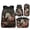 Rose White Horse, variant on Yspwyqan Kids Backpack Set with Lunch Box Pencil Case Water Bottle Bag, Aztec Tribal Sunflower Horse Double Zipper Lightweight Bags Fits 14" Laptop for Elementary Middle School