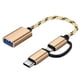 thumbnail image 2 of Cable adaptador Otg 2 en 1 tipo C para Samsung S10 S10 Xiaomi Mi 9 Android Macbook Mouse controlador de juego Tablet PC Cable USB Otg 1, 2 of 5
