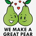 thumbnail image 3 of CafePress - We Make A Great Pear Ringer T - 100% Cotton Ringed T-Shirt, 3 of 4