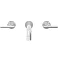 thumbnail image 2 of Novatto KENNEDY Two Handle Wall Mount Bathroom Faucet in Chrome, 2 of 3