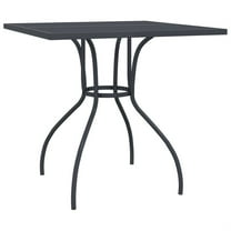 Casafoyer Patio Table Anthracite 31.5"x31.5"x28.5" Steel Mesh