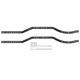 thumbnail image 1 of 2Pcs/Set Steel Chassis Frame Rails for AXIAL SCX10 90027 SCX10 II 90046 90047 RC Car Crawler Truck V, 1 of 5