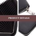 thumbnail image 4 of Shisuyan 1Pc Leather Change Purse Simple Cards Change Storage Wallet Portable Leather Purse, 4 of 8