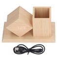thumbnail image 2 of Pen Holder Digital Clock,Pen Holder Clock Voice Wooden Digital Clockwith Pen Holder Pen Holder Clock Class Leading Features, 2 of 9