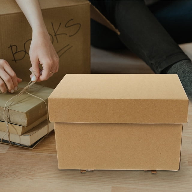 CRILSTYLEO 2Ud Caja De Almacenamiento De Portátil Color Khaki Para Documentos Y