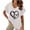 White, variant on Womens T Shirts Graphic Tees Funny Basic Fitted Cropped Tees Fashion Summer Tops for Women Over 50 Button Down Shirts Green