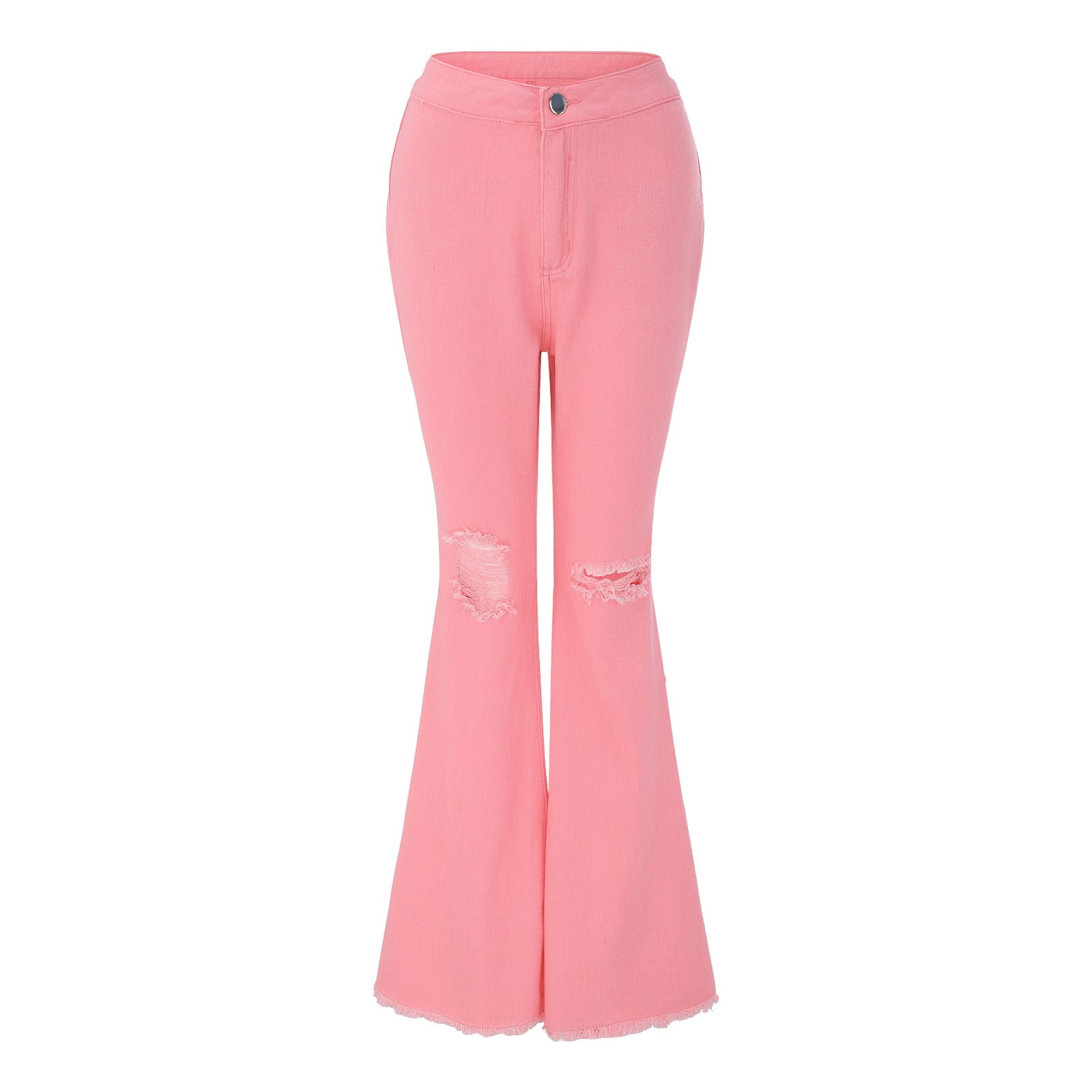Stretch Denim fabric Classic, bright pink