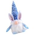 thumbnail image 2 of Easter Bunny Gnome Statue Luminous Bunny Gnome Figurine Gnome Decoration, 2 of 2