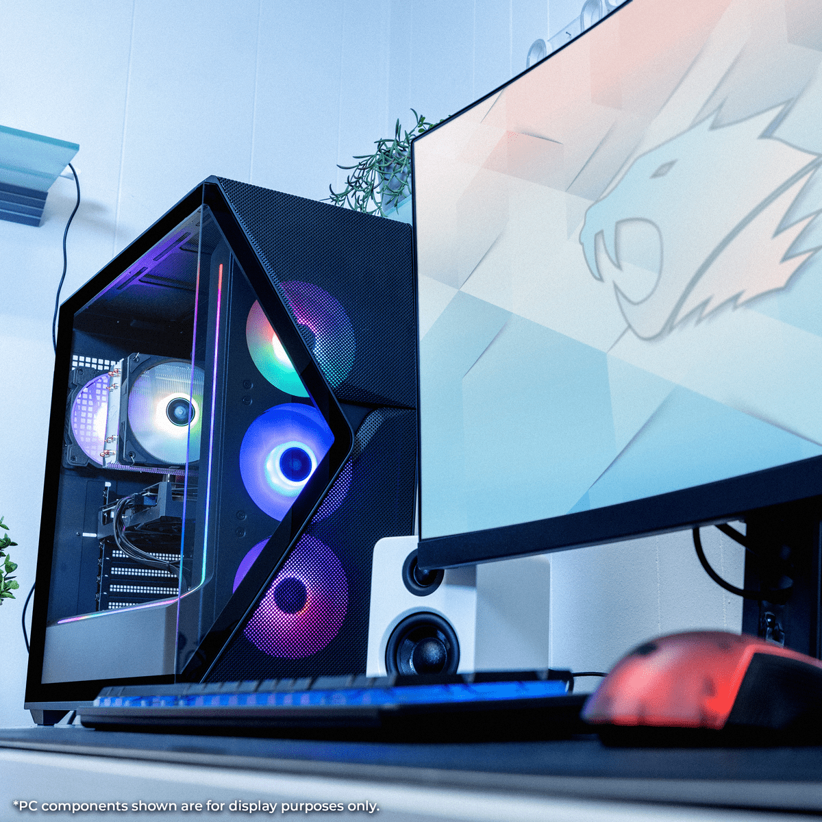 iBUYPOWER, SMA9N57T01 Slate Mesh Gaming PC, Desktop Computer,32gb Ddr5 RGB Ram, 2TB NVMe Ssd, Windows 11
