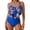 Navy, variant on Womens Tankini Swimsuits Tummy Control 2 Piece Bathing Suit Flowy Ruffle Bikini with High Waist Shorts