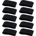 thumbnail image 1 of 10 Pcs Black Armbands Football, Elastic Black Armbands Mourning Band, Loop Closure Sports Exercise Armbands, Black Arm Bands For Football, Running, Re, 1 of 4