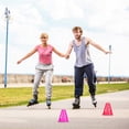thumbnail image 2 of Conos De Entrenamiento Coloridos Juegos De Deportes Al Aire Libre Pilas De Patinaje A Prueba De Viento Juego De Conos De Rodillo Equipo De Baloncesto De Fútbol 30 Uds Vogacara OD013997-00, 2 of 6