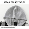 thumbnail image 5 of Baozhu Spring Autumn Shirt Children's Boys Hooded Plaid Shirt Girls Long-Sleeved Cotton Blouse Clothes Jacket Tops, 5 of 5