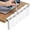 White, variant on 6 Pcs Monitor Pen Pencil Holders DIY Screen Pen Holder Computer Monitor Pencil Holder Desktop Accessories PP Self Adhesive Desk Organizer for Office Classroom Gadget Storage(Gray, White)