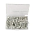 thumbnail image 4 of figatia 120 Pieces Rivets Metal Rivets Assortment Open End Multipurpose Fastener, 4 of 8