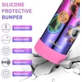 thumbnail image 3 of mininoo Kids Water Bottle for School, 16oz Stainless Steel Insulated Metal Water Bottle Kids with Straw Lid for Girls, Boys, 3 of 6