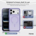 thumbnail image 3 of iHome Magnetic Velo Phone Case for iPhone 17 Pro Max - Pastel Purple, 3 of 8