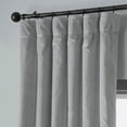 thumbnail image 6 of Contempo Grey Vintage Cotton Velvet Curtain (1 Panel), Contempo Grey, 50W X 96L, 6 of 8