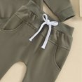 thumbnail image 6 of TOWED22 Toddler Baby Boy Fall Winter Clothes Color Block Long Sleeve Sweatshirt Pullover Tops + Joggers Pants Outfit Set, 6 of 7