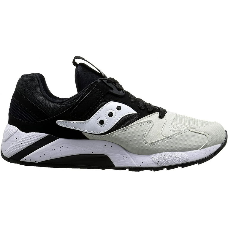 Saucony S70077 37 Grid 9000 Hallowed Pack WHITE BLACK Running Sneaker for MEN
