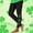 #076-Green, variant on Women's St. Patrick's Day Print Yoga Leggings, Butt-Lifting and Stretchable, Casual Fitness Wear for Exercise and Daily Activities