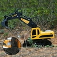 thumbnail image 6 of Large Alloy Remote Control Excavator Construction Vehicle for 3-8 Years, 6-Channel RC Digger with Realistic Sound & Lights, 6 of 6