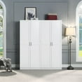 thumbnail image 2 of Manhattan Comfort Hopkins Armoire de Rangement Moderne 3.0 en Blanc - Ensemble de 2, 2 of 4