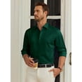 thumbnail image 6 of sogami Men's Stretch Long Sleeve Dress Shirt Wrinkle Free Formal Shirt, 6 of 7