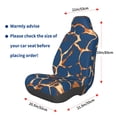 thumbnail image 3 of Wukai Giraffe Skin Full Set Car Seat Covers with Soft Padding Universal Auto Front Seats Protector and Cushion Mat, 3 of 5