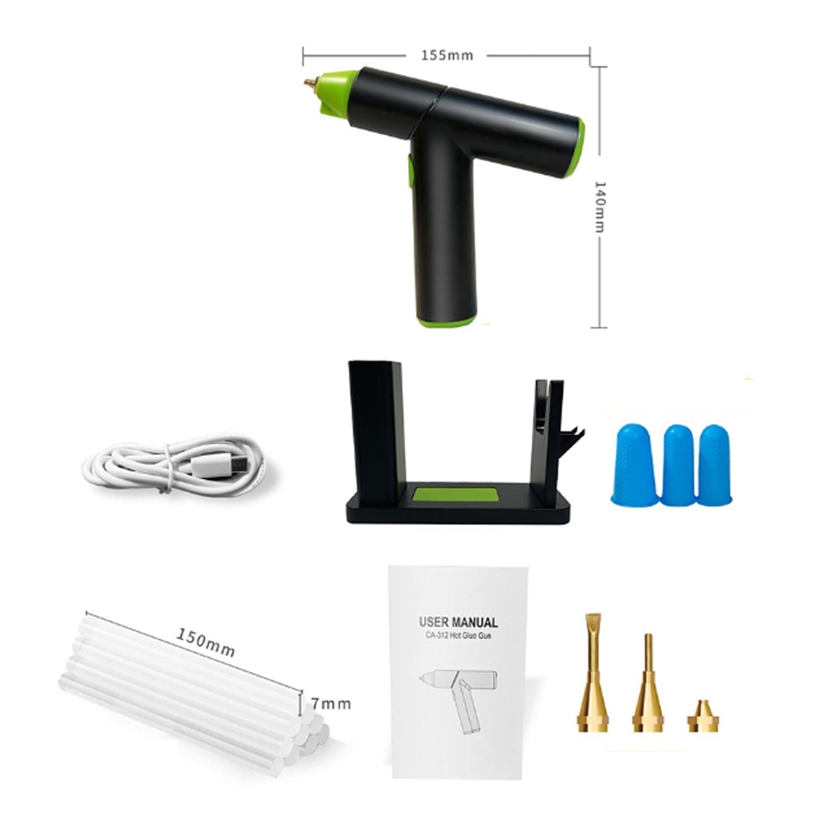 Dualoai Cordless Hot Glue Machine Professional with Heating Hot