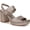 Patina Pewter, variant on Women's Philippa Platform Slingback Sandal Ruby Noir Brown 6M