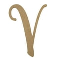 thumbnail image 1 of Wooden Letter Unfinished, Freestyle Font, Craft Cutout, 1 of 2