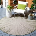 thumbnail image 2 of SAFAVIEH Courtyard Jaymz Radiant Indoor/Outdoor Area Rug, Beige/Dark Green, 2'7" x 5', 2 of 10