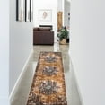 thumbnail image 2 of Superior Aldrich Oriental Non-Slip Indoor Runner Rug, 2' 7" x 8', Ivory, 2 of 5