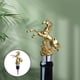 thumbnail image 3 of Tapón de botella de vino con forma de animal, hermético, a prueba de fugas, decoración universal, accesorios de zinc Tapón de caballo dorado, 3 of 9