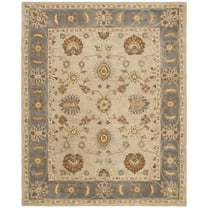 SAFAVIEH Anatolia Scarlett Floral Area Rug, Taupe/Grey, 6' x 9'