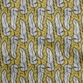 thumbnail image 1 of oneOone Rayon Yellow Fabric African Craft Projects Decor Fabric Printed By The Yard 56 Inch Wide, 1 of 4