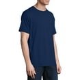 thumbnail image 4 of Hanes Men's and Big Men's ComfortWash Short Sleeve Pocket Tee, Up To Size 3XL, 4 of 6