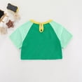 thumbnail image 4 of Coerni Tops Loose T Shirt Short Kids Clothes Sleeve Baby Girls Patchwork Leisure Girls Tops Camisole Girls, 4 of 9