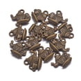 thumbnail image 4 of Alloy Pendants Lead Free and Cadmium Free Teapot Bronze Size: 13mm long 12mm wide 4mm thick hole: 2mm, 4 of 4