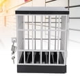 thumbnail image 4 of Mobile Phone Prison, Plastic Cell Phone Jail Lock Box for Promoting Discipline, Lockable Phone Cage with 2 Mini Keys for Home Office Classroom Party, Locking Away Up to Six Phones, 4 of 7