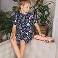 thumbnail image 4 of Fotbe Animals And Wildflowers Pijama Estampada de 2 Piezas para Niños – Ropa de Dormir de Manga Corta Cómoda para Niños y Niñas, Camiseta y Shorts de Algodón-XX-Large, 4 of 6