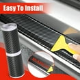 thumbnail image 3 of serony PVC Universal Car Door Sill Protector Strips Premium Easy To Install Universal Sticker Trim Bumper Type 2, 3 of 6