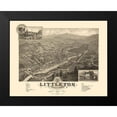 thumbnail image 2 of Poole 24x20 Black Modern Framed Museum Art Print Titled - Littleton New Hampshire - Poole 1883, 2 of 5