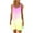 Gradient Color, variant on Clearance! Erwazi Women's Casual Sleeveless Mini Dress Summer Beach Halter Neck Dresses Gradient Color Loose Babydoll Flowy Dress