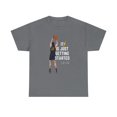 thumbnail image 2 of It is just getting Started Caitlin Clark basketball fans Unisex Cotton Tee, 2 of 4
